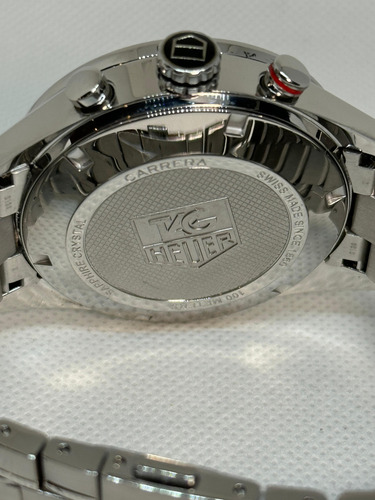 Reloj Para Caballero Tag Heuer Carrera Calibre 16 Acero Inoxidable Negro Acero Inoxidable (Usado)