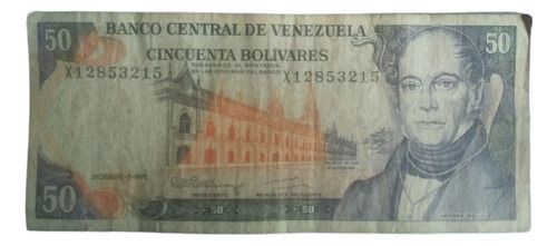 Billetes 50 Bolivares 1992/1995/1998  Precio X 8 Billetes