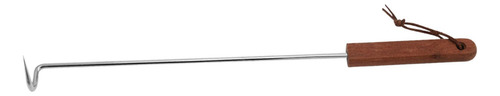 Gancho Meat Turner Para Churrasco, Gancho 44cmx3.7cm