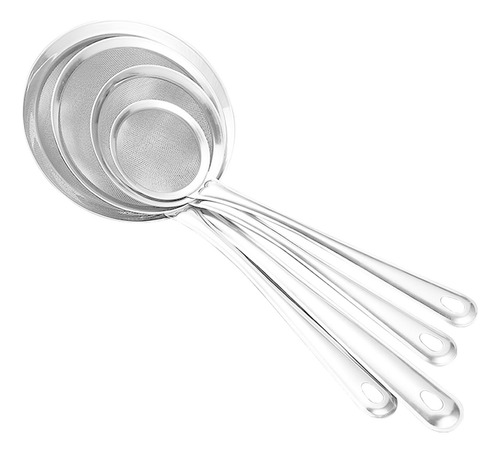 Colador De Cocina Acero Inoxidable, 4 Pcs Coladores De Malla