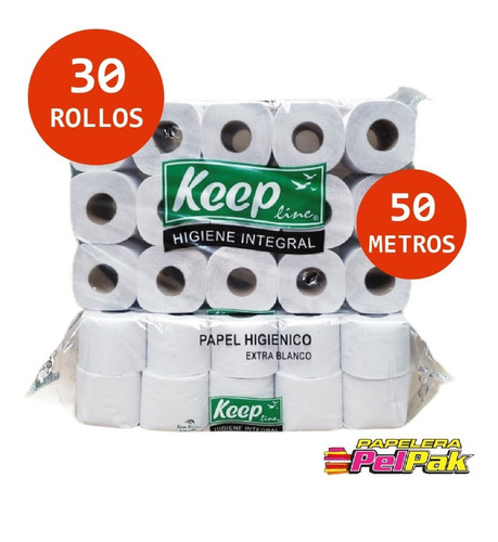  Papel Higiénico Bolsón Económico 30 Rollos 