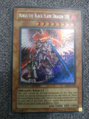 Horus The Black Flame Dragon LV8 - EEN-ENSE1 - Secret Rare