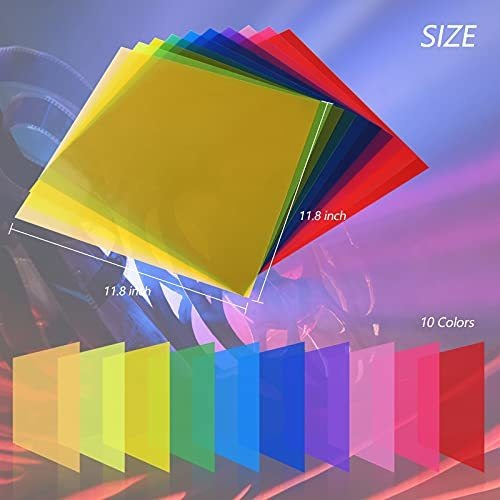 Transparent Gel Filter 12x12 - 10 Pcs Illumination