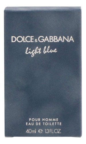 Perfume Dolce & Gabbana Azul Claro Para Hombre Edt 40 Ml