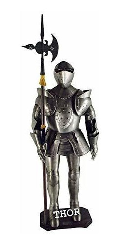 Arma Y Armadura - Black Gothic Armor Suit Medieval Larp Cost