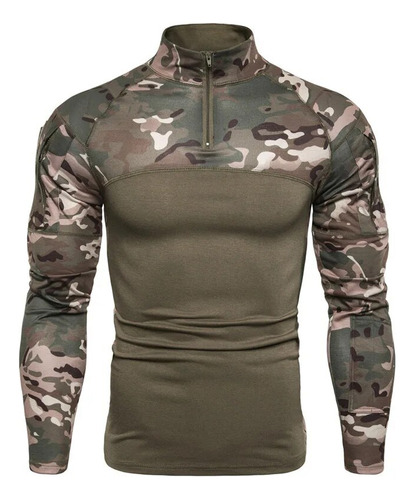 Camiseta Táctica Para Hombre, Uniforme Militar, Sudadera Lar