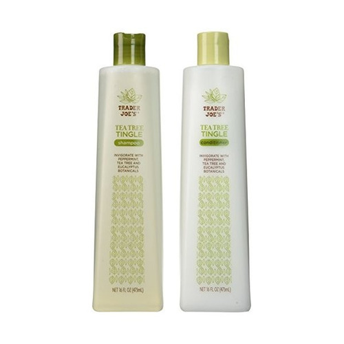 Trader Joe Árbol De Té Tingle Champú Y Acondicionador, 16 Oz