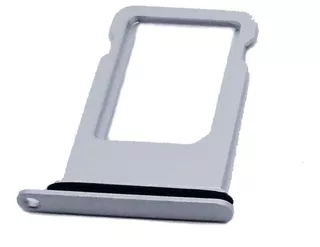 Repuesto Bandeja Sim Porta Chip iPhone 8 Plus Plateado