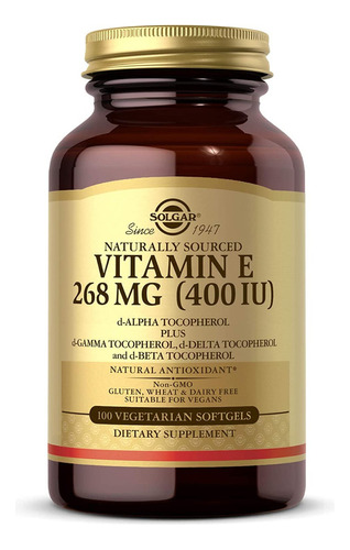Vitamin E - Vegana, Gluten Free - Unidad A $188700