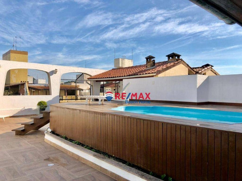 Imagem 2 de 30 de Cobertura Com 3 Dormitórios À Venda, 300 M² Por R$ 530.000 - Praia Das Astúrias- Guarujá/sp - Co0325