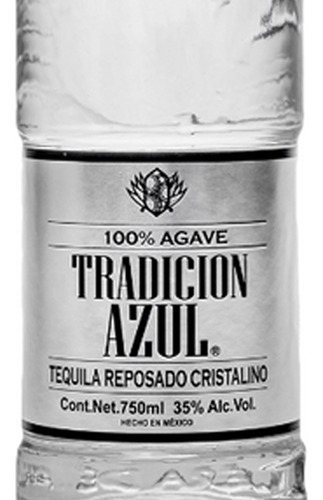 Paquete De 3 Tequila Tradición Azul Reposado Cristalino 750