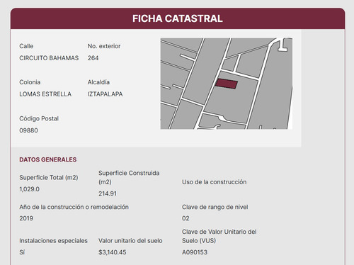 Casa En Venta, De Recuperación Bancaria, Lomas Estrella, Iztapalapa, Cdmx. Epg*