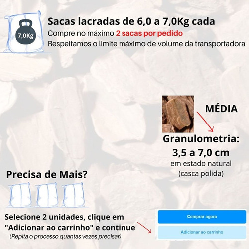 Imagem 4 de 6 de Casca De Pinus Polida Saco 40 Litros Jardim Exclusivo Nfe
