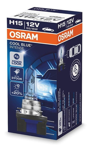 Lampara Osram H15 Cool Blue Intense 64176 Cbi 12v 15/55w
