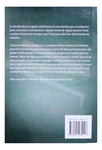 Livro Físico Superdicas De Português Para Concursos E Vestibulares Nilson Teixeira De Almeida Edição De Bolso