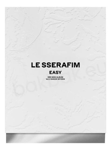 Álbum De Kpop Le Sserafim-easy 3th Mini Álbum,versãoprateado