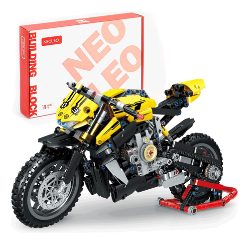 Neoleo Super Motorcycle Moc - Bloques De Construccion Y Jugu