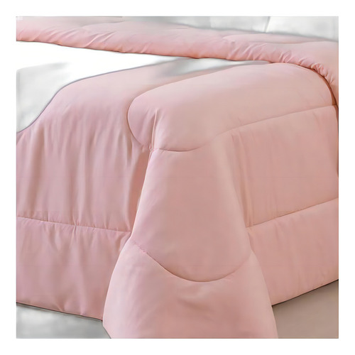 Edredom Casal 200 Fios Dupla Face Criarte Rosa
