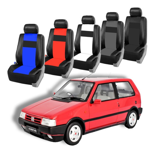 Fundas Cubre Asiento Auto Eco Cuero Fiat Uno M/viejo 