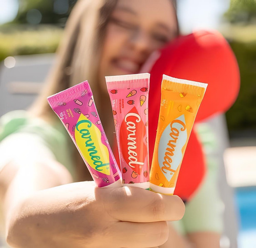 Kit Carmed Sorvete Verao Com 3 Bisnagas De 10g Por 30$
