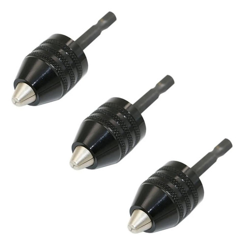Kit 3 Mini Mandril De Aperto Rápido Para Micro Retífica