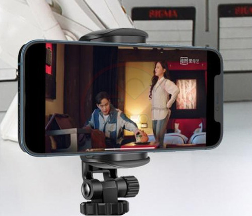 Adaptador Para Celular Giro 360º Rosca 1/4 Para Trípode