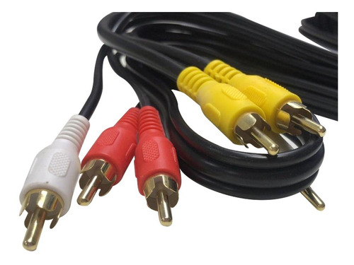 Cable 3 Rca A 3 Rca Audio Video 2 Metros