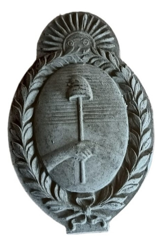 Friso Escudo Argentino De Cemento Adorno Moldura Mediano