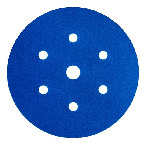 Disco Lixa Hookit Blue 3m 321u P180 152mm Com 7 Furos Embala