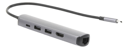 Hub Usb-c (docking Station) 5 En 1 | Ultra Delgado | 2 Usb-a