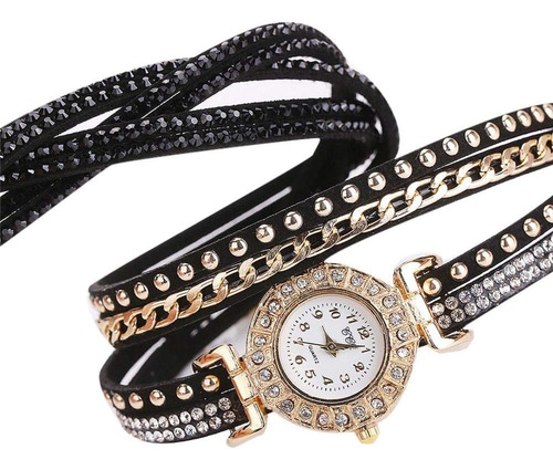  Reloj Marca Duoya, Pulsera Brazalete Dije Mujer Dama