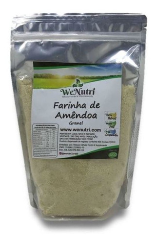 Farinha De Amêndoa 500g Wenutri