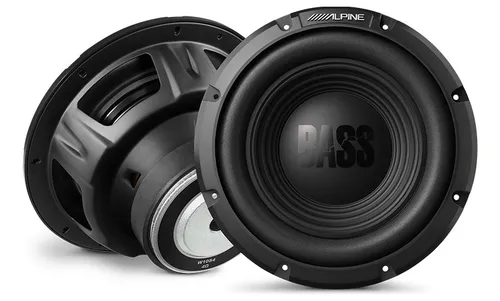 Subwoofer Alpine Swt-10s4 10 Pulgadas 4ohms Color Negro