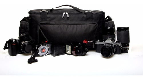 Bolsa Case Oceanic Ii Dslr Câmera Equip. Cannon Nikon Sony Cor Preto