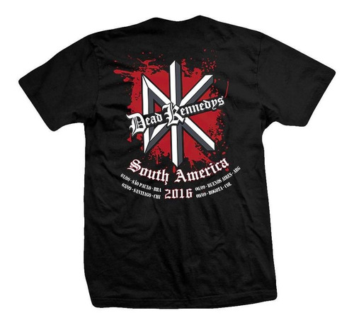 Imagen 2 de 2 de Remera Dead Kennedys South America Tour