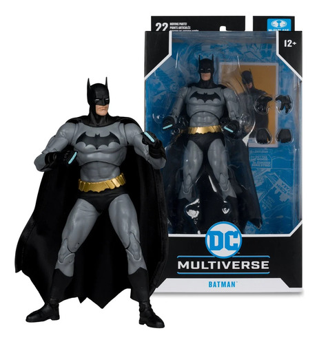 Figura De Batman (dick Greyson) De Batman Reborn, Mcfarlane Toys Dc Multiverse, 22 Puntos Ultra Articulación, Tarjeta De Arte Coleccionable, 17.78 Cm.