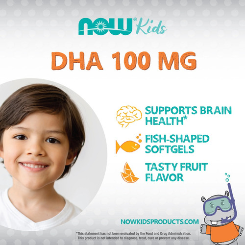Ômega Dha Kids Para Crianças 60cps Mastigáveis Sabor Frutas