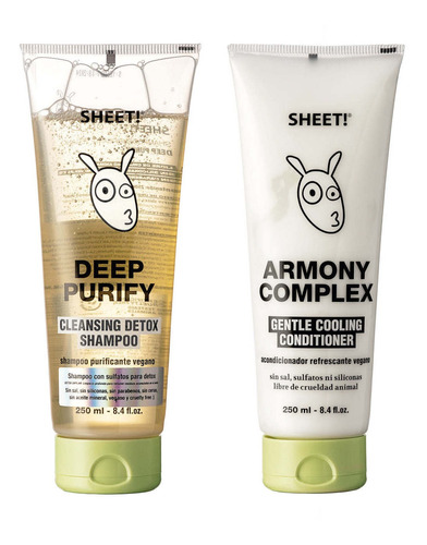 Pack Shampoo Detox Y Acondicionador Armony Sheet