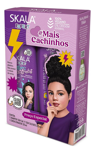 Shampoo + Condicionador Skala Mais Cachinhos 325ml