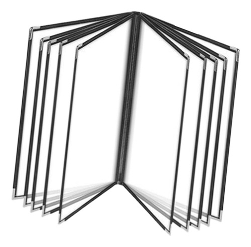 Fundas Para Menús, Tamaño Carta, Transparentes, 10 Páginas,