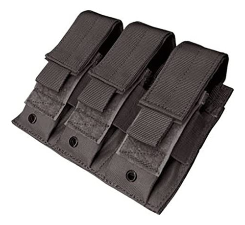 Porta Cargador Condor Triple Pistola Color Negro