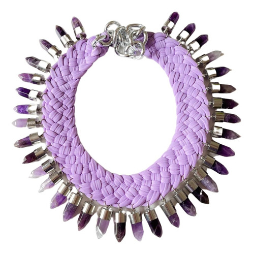 Maria La Biyux Collar Amatista 