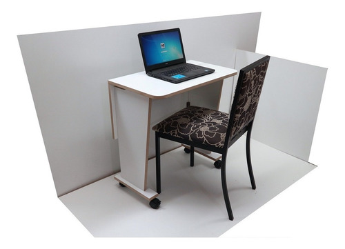 Imagen 1 de 6 de Mesa Plegable Pequeña Con Ruedas.