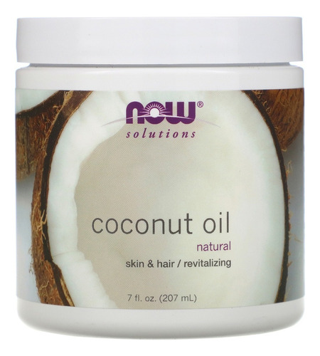  Now Solutions Aceite De Coco Puro Coconut Oil Pure 7oz Tipo De Envase Frasco