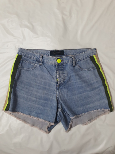 Short Tucci Jean Mujer Tira Verde