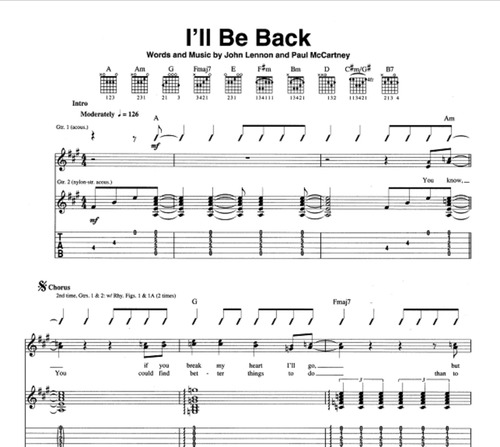Libro The Beatles * A Hard Day`s Nigth Para Guitarra