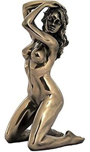 Estatua Femenina Desnuda De 7.13 Pulgadas Con Las Manos En E