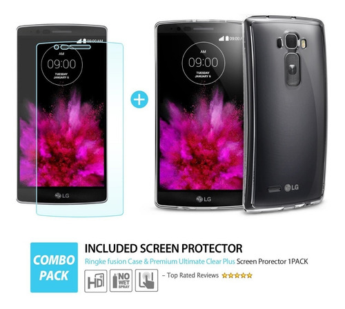 Case Ringke Para LG G Flex 2 Transparente + Mica Protectora
