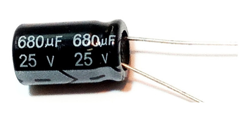 Capacitor Eletrolítico 680uf X 25v  105° 10 Peças