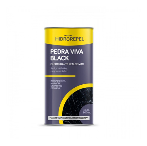 Pedra Viva Black Hidrorepel Oleofugante Realce Max 900ml